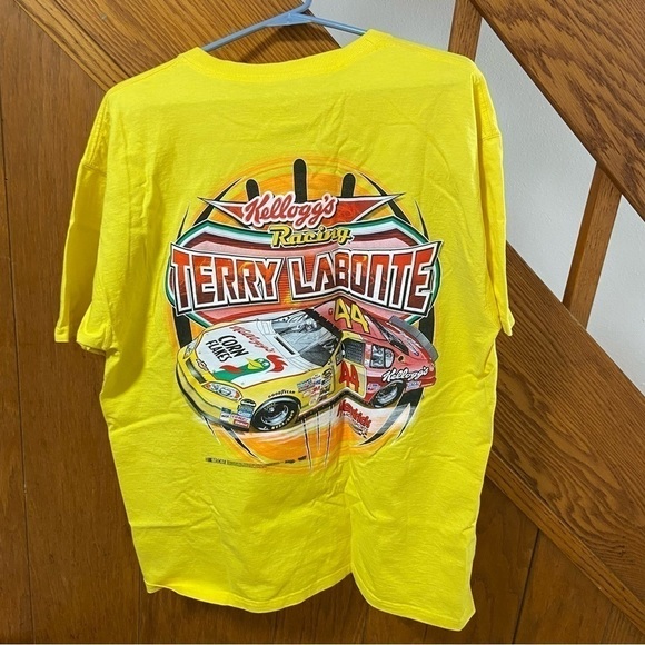 Terry Labonte Kellogg’s Vintage Racing T-Shirt Size XL 100% Cotton - Picture 4 of 5